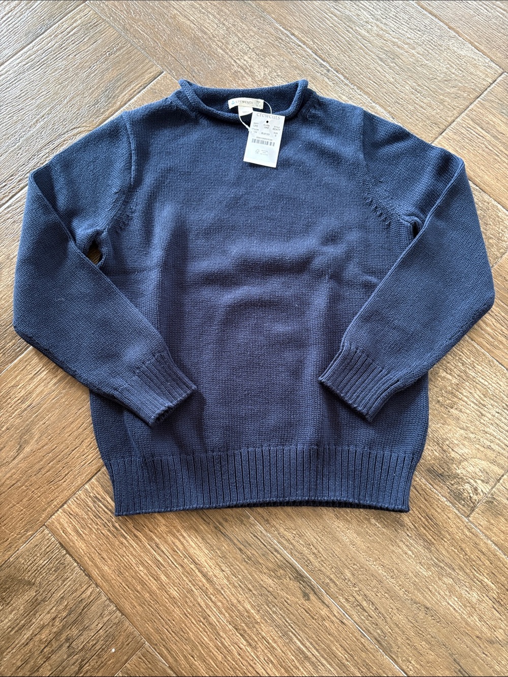 NWT Crewcuts Kids Navy Crewneck Sweater